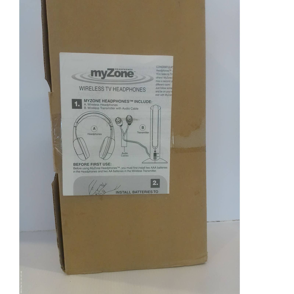 MyZone Headphones Wireless TV Headphones NIB